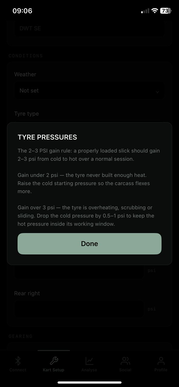 Tyre pressure guidance: the 2 to 3 psi gain rule from cold to hot